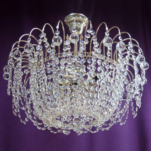 Люстра Акация подвесная шар 30 мм в Кирове Гусь Хрустальный