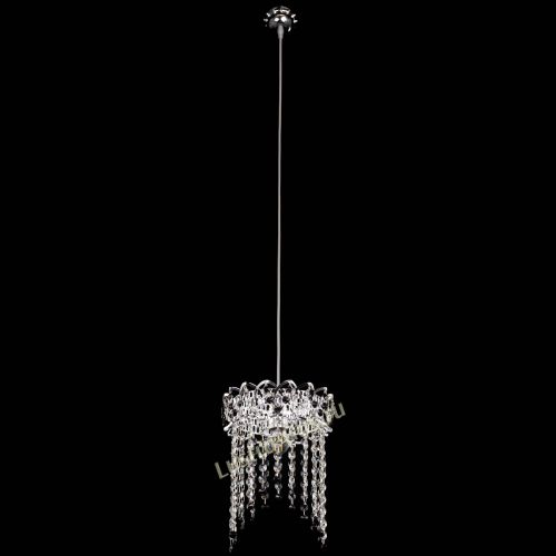 Барная люстра Астра №1 оптикон Черная в Кирове Гусь Хрустальный