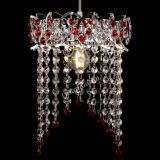 Барная люстра Астра №1 оптикон Красная в Кирове