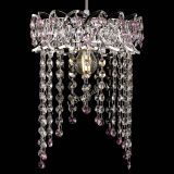 Барная люстра Астра №1 оптикон Розовая в Кирове