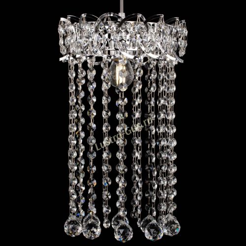 Барная люстра Астра №1 шар 30 длинная в Кирове Гусь Хрустальный