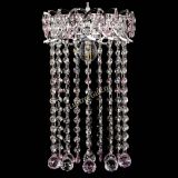 Барная люстра Астра №1 шар 30 длинная Розовая в Кирове