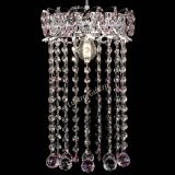 Барная люстра Астра №1 шар 30 длинная Розовая в Кирове