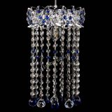 Барная люстра Астра №1 шар 30 длинная Синяя в Кирове