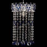 Барная люстра Астра №1 шар 30 длинная Синяя в Кирове