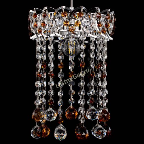 Барная люстра Астра №1 шар 30 чайная в Кирове Гусь Хрустальный