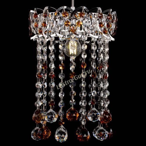 Барная люстра Астра №1 шар 30 чайная в Кирове Гусь Хрустальный