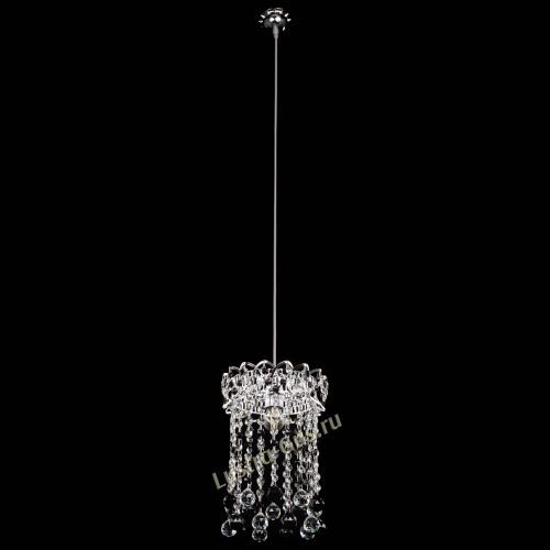 Барная люстра Астра №1 шар 30 черная в Кирове Гусь Хрустальный