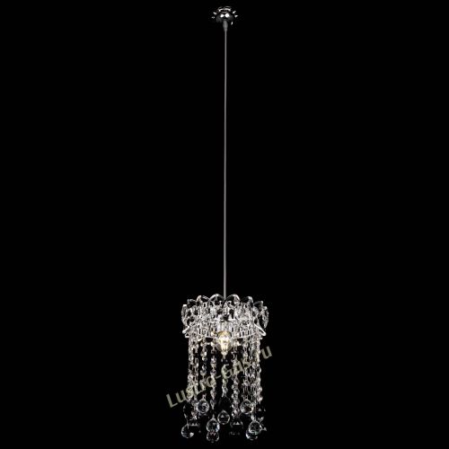 Барная люстра Астра №1 шар 30 черная в Кирове Гусь Хрустальный