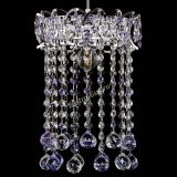 Барная люстра Астра №1 шар 30 фиолетовая в Кирове