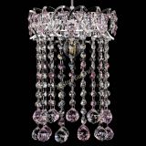 Барная люстра Астра №1 шар 30 розовая в Кирове