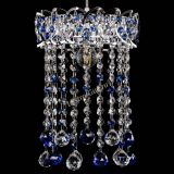 Барная люстра Астра №1 шар 30 синяя в Кирове