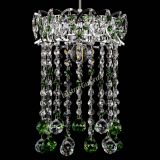 Барная люстра Астра №1 шар 30 зеленая в Кирове