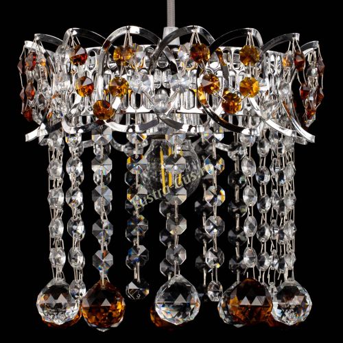 Барная люстра Астра №1 шар чайная в Кирове Гусь Хрустальный