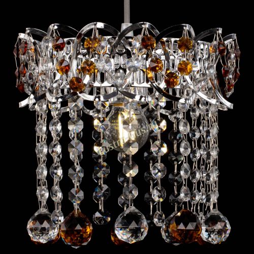 Барная люстра Астра №1 шар чайная в Кирове Гусь Хрустальный