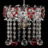 Барная люстра Астра №1 шар красная в Кирове