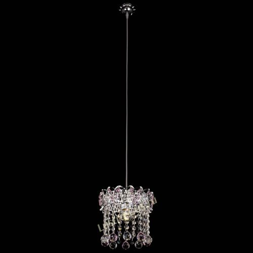 Барная люстра Астра №1 шар розовый в Кирове Гусь Хрустальный