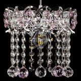 Барная люстра Астра №1 шар розовый в Кирове