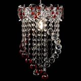 Барная люстра Астра №1 Сигма красная в Кирове