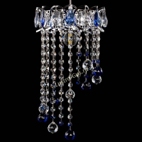 Барная люстра Астра №1 винтаж Синяя в Кирове Гусь Хрустальный