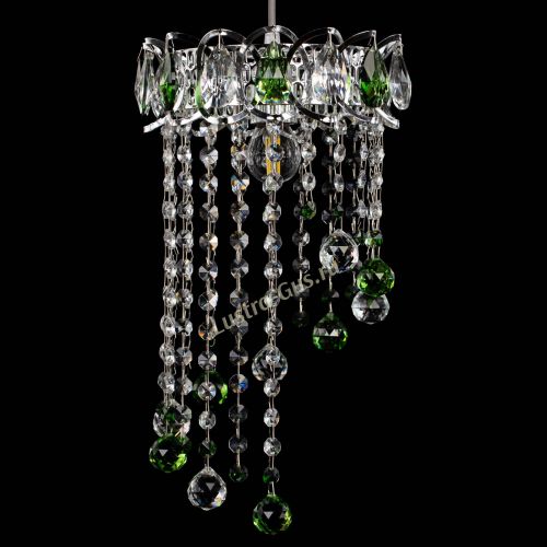 Барная люстра Астра №1 винтаж Зеленая в Кирове Гусь Хрустальный