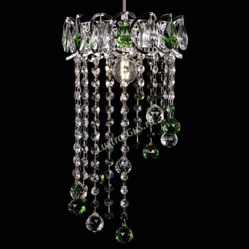 Барная люстра Астра №1 винтаж Зеленая в Кирове Гусь Хрустальный