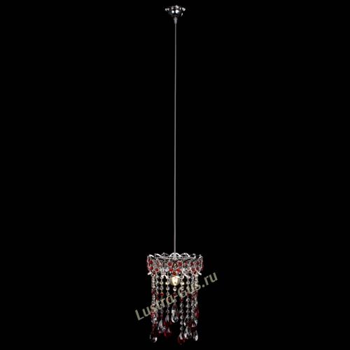 Барная люстра Астра №1 журавлик Красная в Кирове Гусь Хрустальный