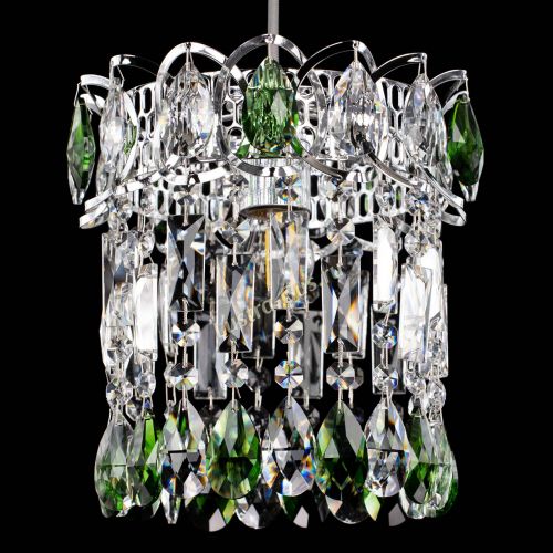 Барная люстра Астра №1 зеленая в Кирове Гусь Хрустальный