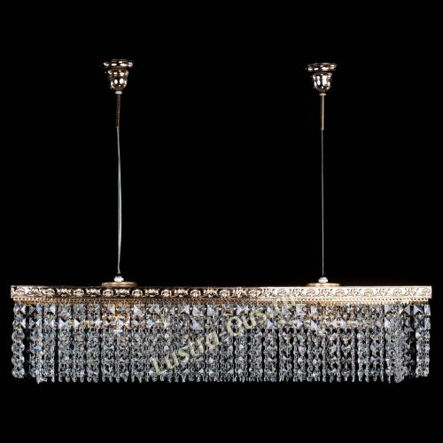 Барная люстра Прямоугольник №4 Антик в Кирове Гусь Хрустальный