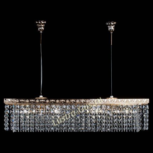 Барная люстра Прямоугольник №4 Антик в Кирове Гусь Хрустальный