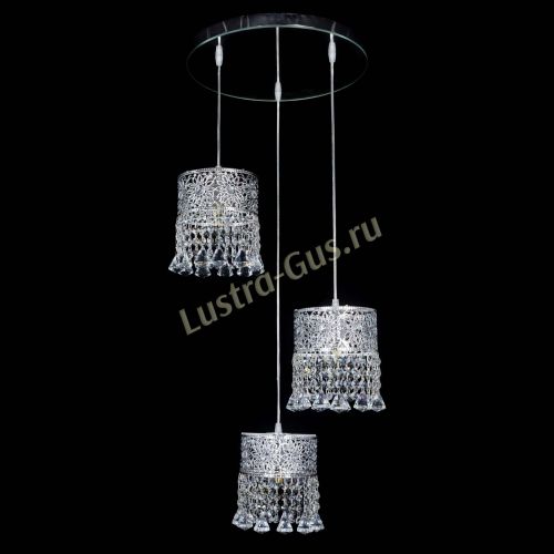 Барная люстра Восток №3 с зеркалом в Кирове Гусь Хрустальный