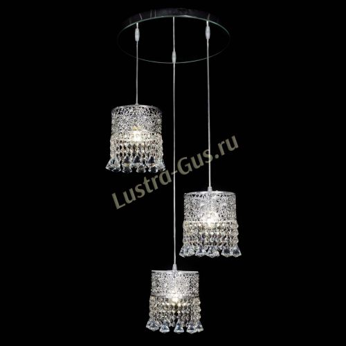 Барная люстра Восток №3 с зеркалом в Кирове Гусь Хрустальный