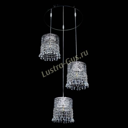 Барная люстра Восток №3 с зеркалом в Кирове Гусь Хрустальный