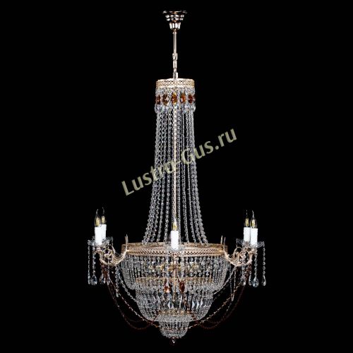 Люстра Елизавета Венеция чайная в Кирове Гусь Хрустальный