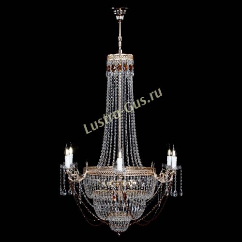 Люстра Елизавета Венеция чайная в Кирове Гусь Хрустальный