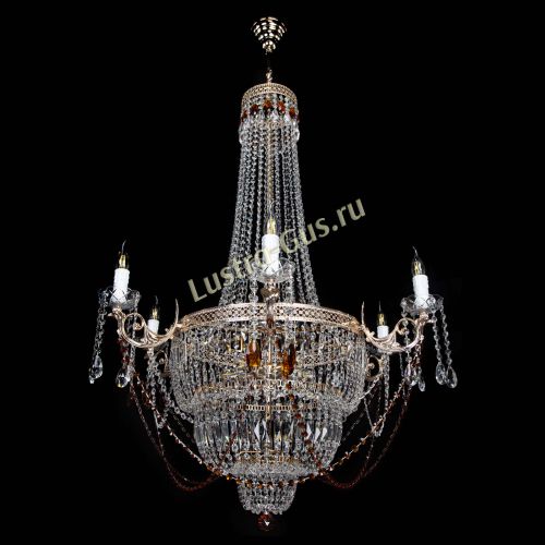 Люстра Елизавета Венеция чайная в Кирове Гусь Хрустальный