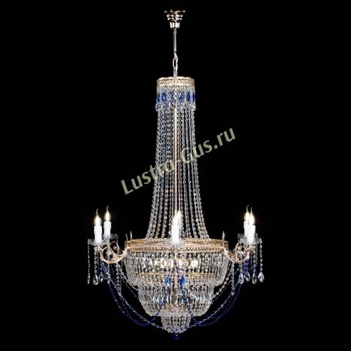 Люстра Елизавета Венеция синяя в Кирове Гусь Хрустальный