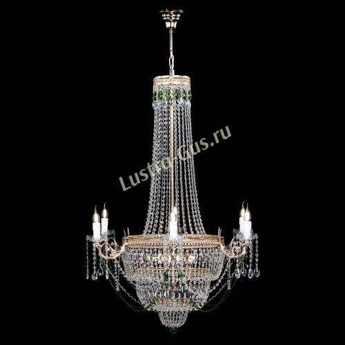 Люстра Елизавета Венеция зеленая в Кирове Гусь Хрустальный