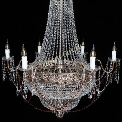 Люстра Елизавета Восток чайная в Кирове Гусь Хрустальный