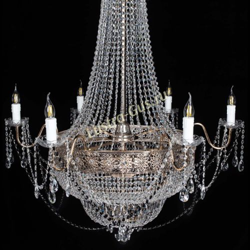 Люстра Елизавета Восток черная в Кирове Гусь Хрустальный