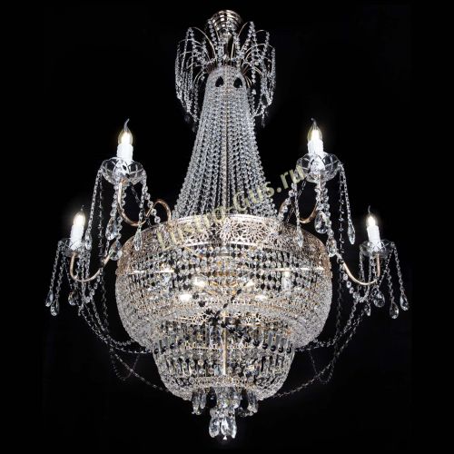 Люстра Елизавета Восток черная в Кирове Гусь Хрустальный