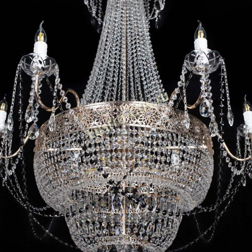 Люстра Елизавета Восток черная в Кирове Гусь Хрустальный