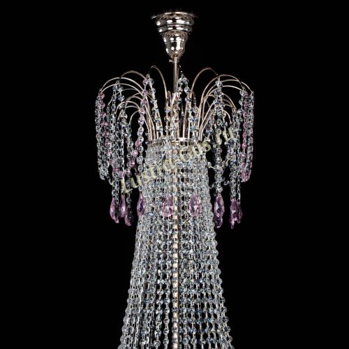 Люстра Елизавета Восток розовая в Кирове Гусь Хрустальный