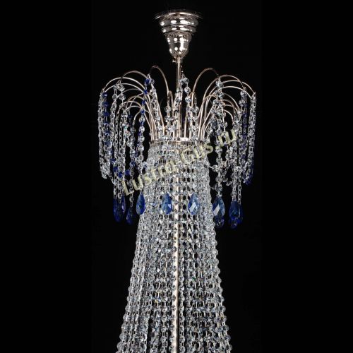 Люстра Елизавета Восток синяя в Кирове Гусь Хрустальный