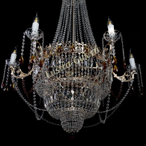 Люстра Елизавета чайная в Кирове Гусь Хрустальный