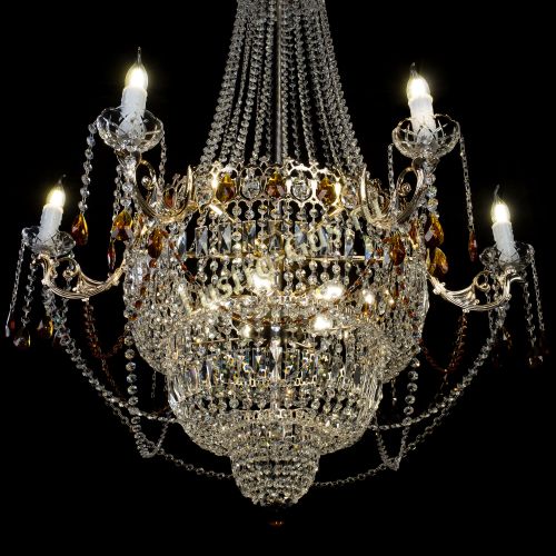 Люстра Елизавета чайная в Кирове Гусь Хрустальный