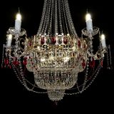 Люстра Елизавета красная в Кирове