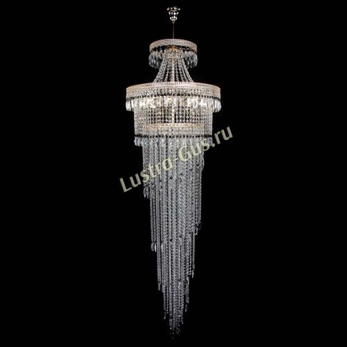 Люстра Флоренция Водопад №8 черная в Кирове Гусь Хрустальный
