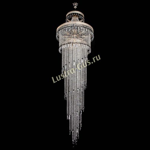 Люстра Флоренция Водопад №8 черная в Кирове Гусь Хрустальный