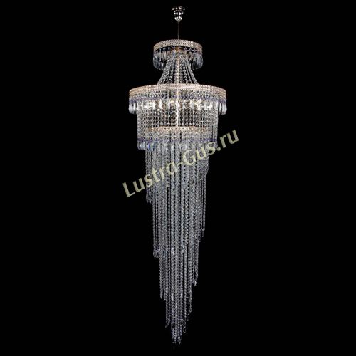 Люстра Флоренция Водопад №8 фиолетовая в Кирове Гусь Хрустальный